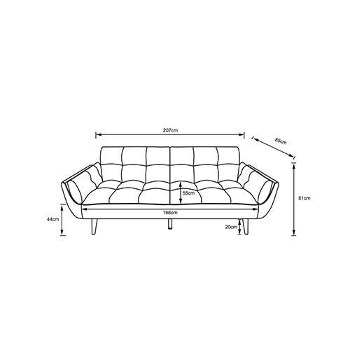 PLAYBOY - Sofa "SCARLETT" gepolsterte Couch mit Bettfunktion, Samtstoff in Rosa, Retro-Design - playboyhome.de
